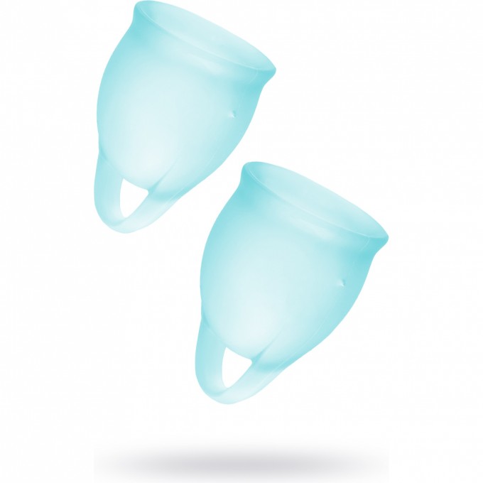 Менструальная чаша SATISFYER FEEL CONFIDENT 2 шт синий 4002057