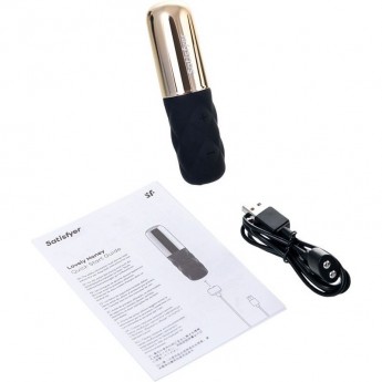 Мини вибропуля SATISFYER MINI LOVELY HONEY (gold)