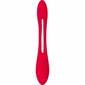 Многофункциональный вибратор для пар SATISFYER Elastic Joy, красный Многофункциональный вибратор для пар SATISFYER Elastic Joy, красный
