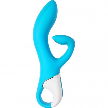 Нереалистичный вибратор SATISFYER Embrace me, силикон, синий Нереалистичный вибратор SATISFYER Embrace me, силикон, синий