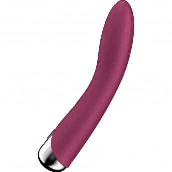 Вибратор для точки G с ротацией SATISFYER SPINNING VIBE 1 бордовый