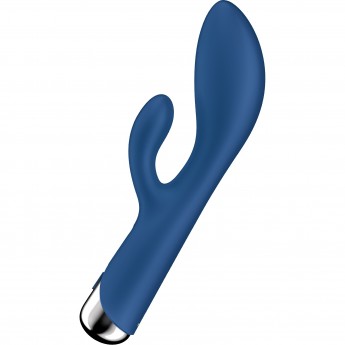 Вибратор-кролик с ротацией SATISFYER SPINNING RABBIT 1 синий